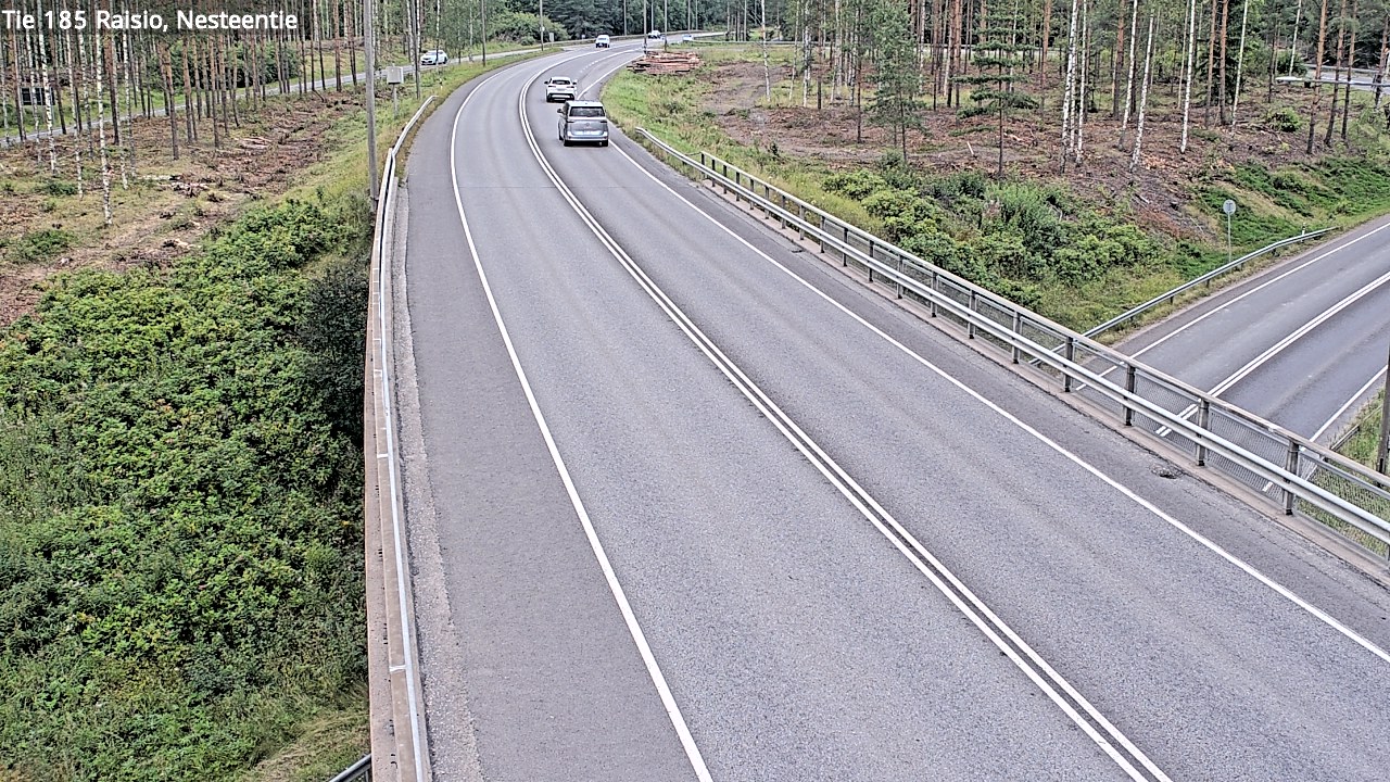 Weather Camera Image Väg 185 Raisio, Nesteentie, Raisio, Varsinais-Suomi