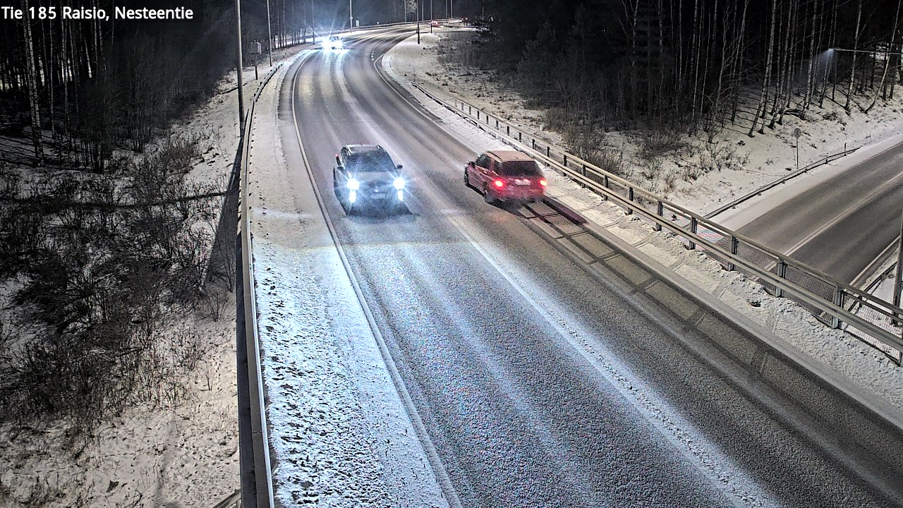 Weather Camera Image Road 185 Raisio, Nesteentie, Raisio, Varsinais-Suomi