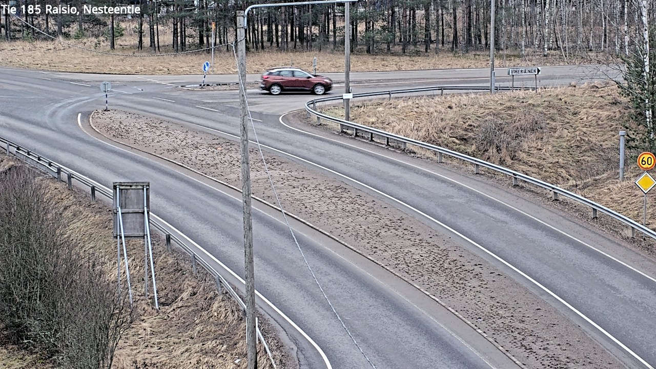 Weather Camera Image Road 185 Raisio, Nesteentie, Raisio, Varsinais-Suomi