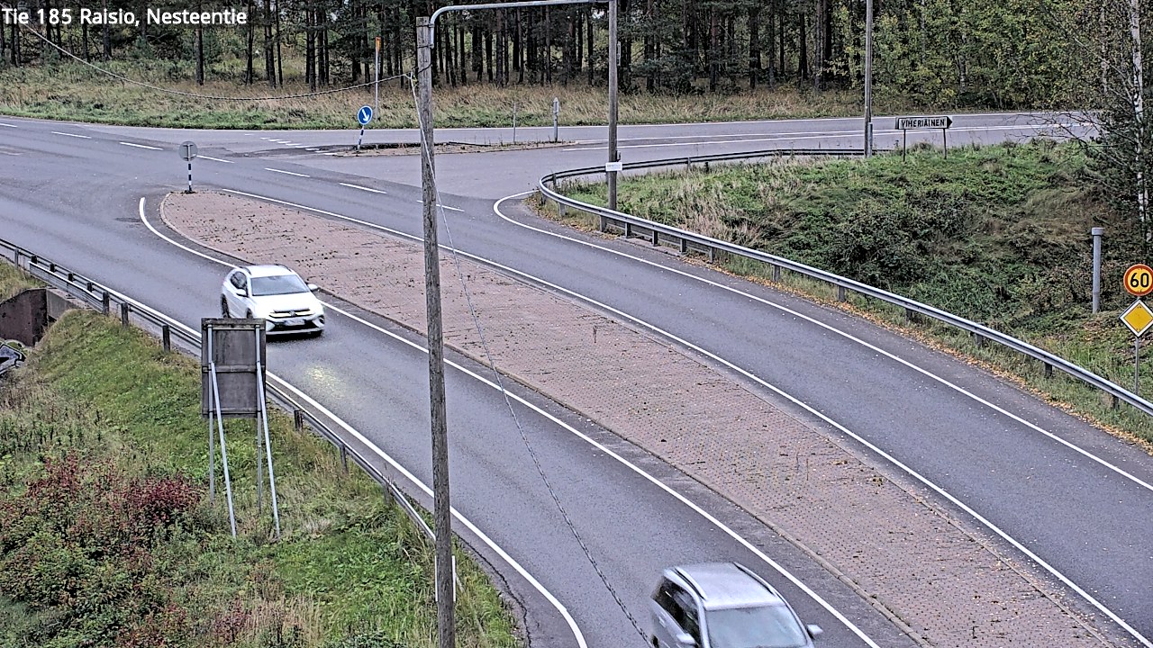 Weather Camera Image Väg 185 Raisio, Nesteentie, Raisio, Varsinais-Suomi