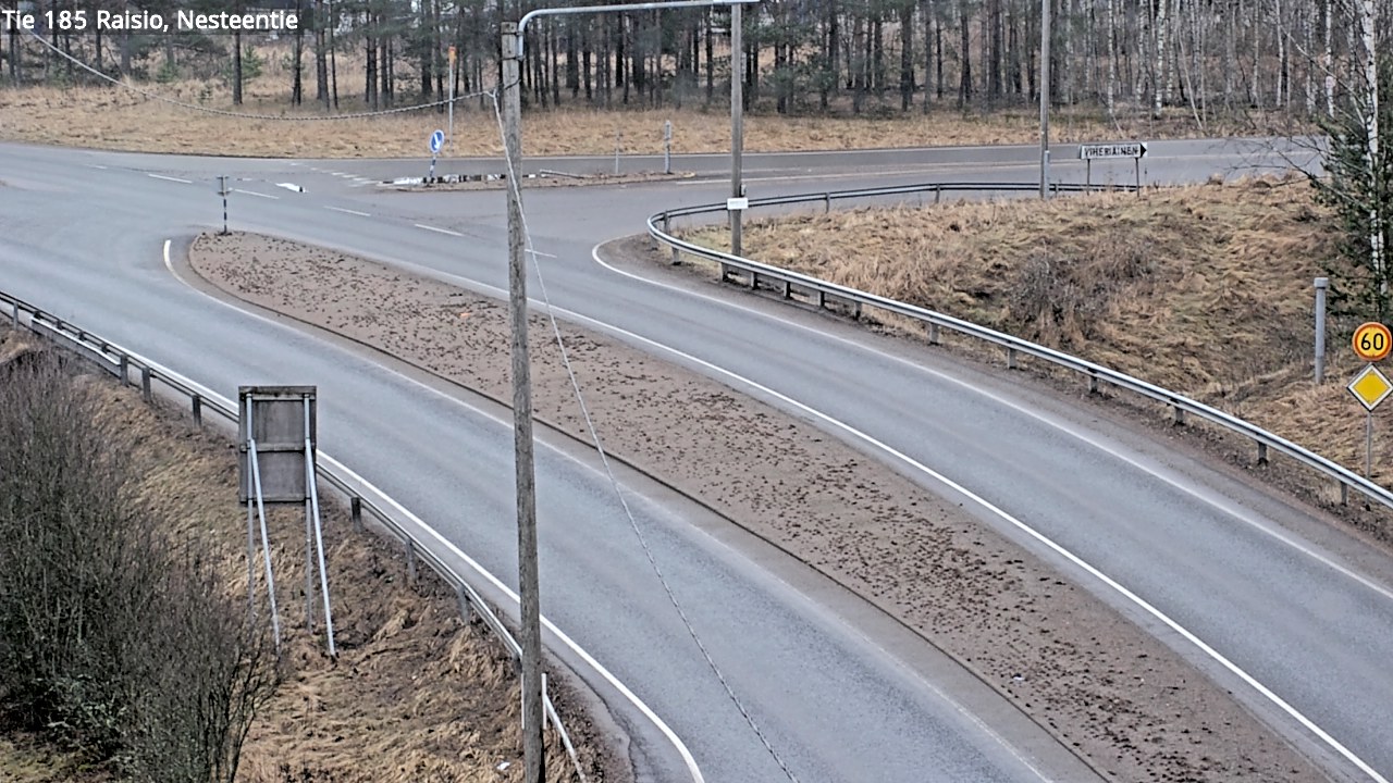 Weather Camera Image Väg 185 Raisio, Nesteentie, Raisio, Varsinais-Suomi
