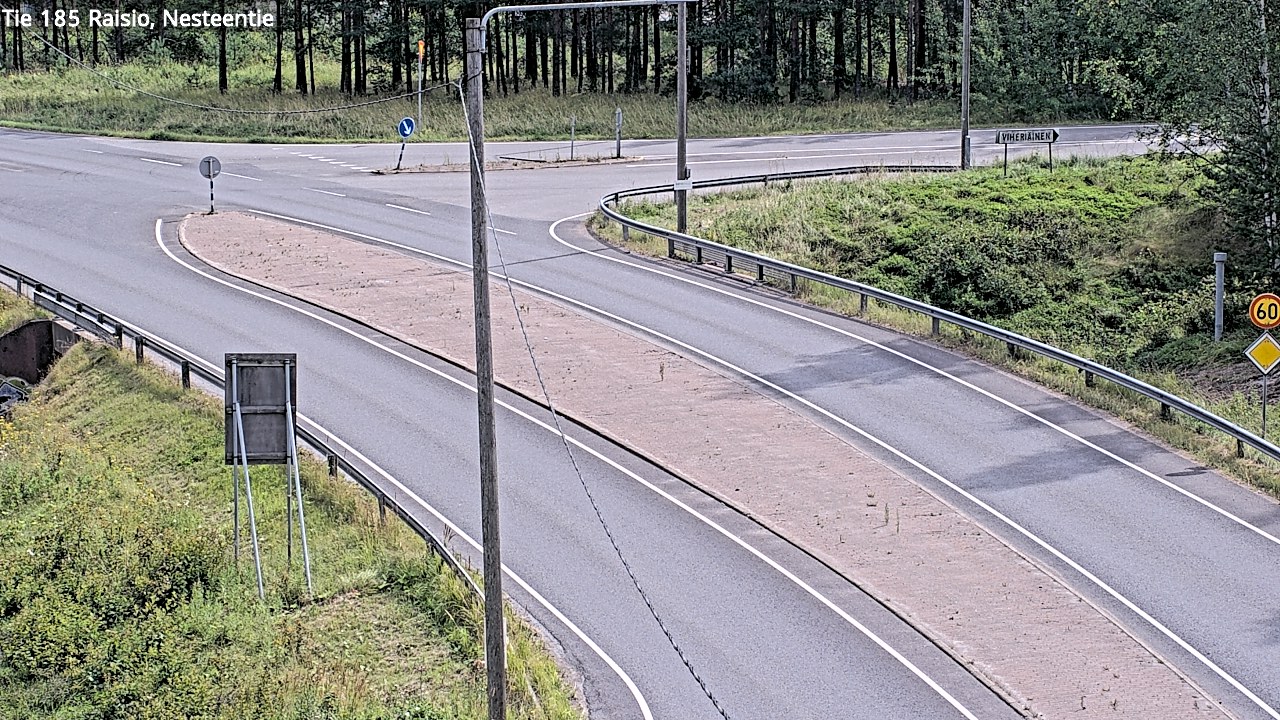 Weather Camera Image Väg 185 Raisio, Nesteentie, Raisio, Varsinais-Suomi
