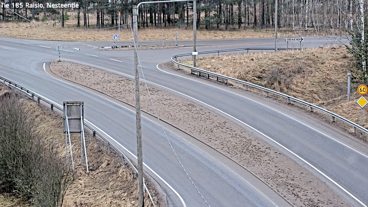 Weather Camera Image Väg 185 Raisio, Nesteentie, Raisio, Varsinais-Suomi