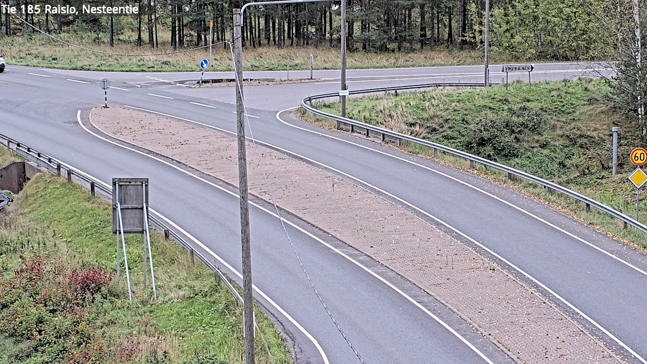 Weather Camera Image Väg 185 Raisio, Nesteentie, Raisio, Varsinais-Suomi