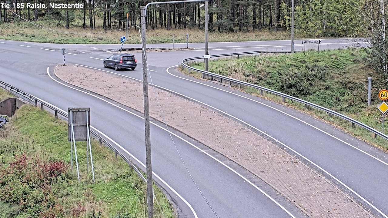 Weather Camera Image Väg 185 Raisio, Nesteentie, Raisio, Varsinais-Suomi