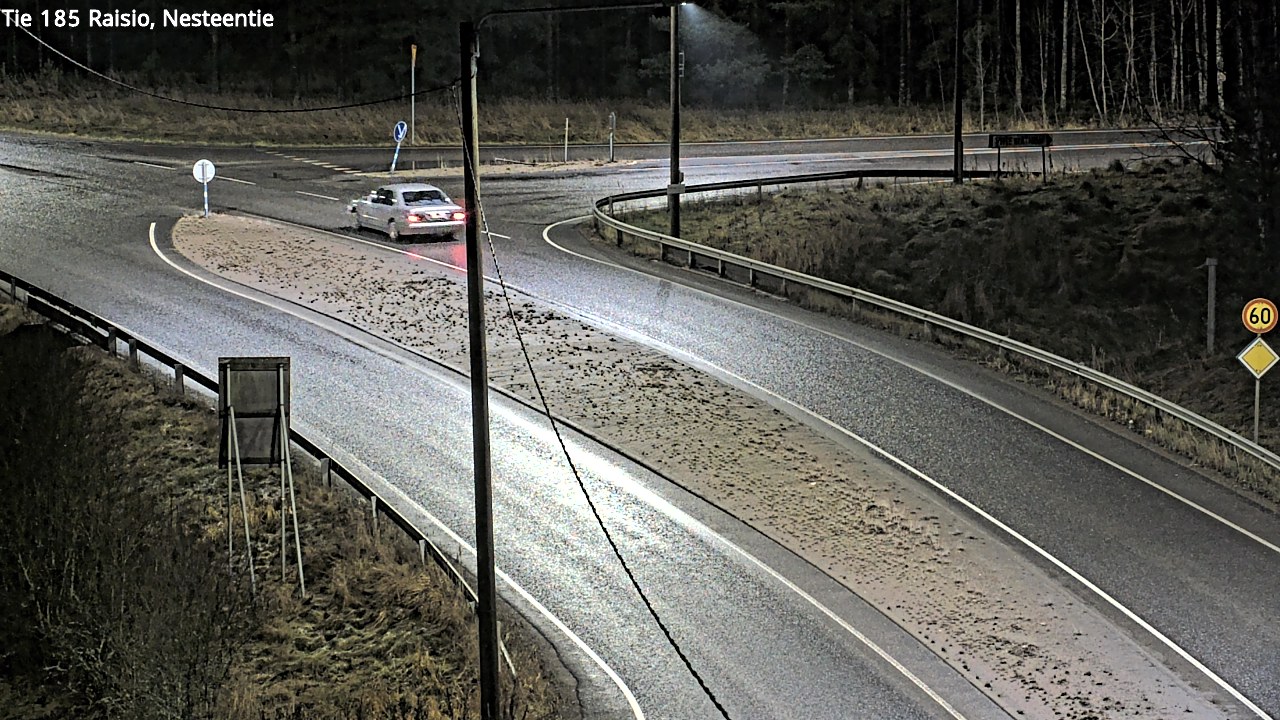 Weather Camera Image Väg 185 Raisio, Nesteentie, Raisio, Varsinais-Suomi