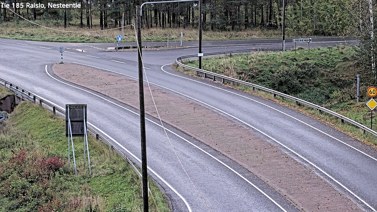 Weather Camera Image Väg 185 Raisio, Nesteentie, Raisio, Varsinais-Suomi