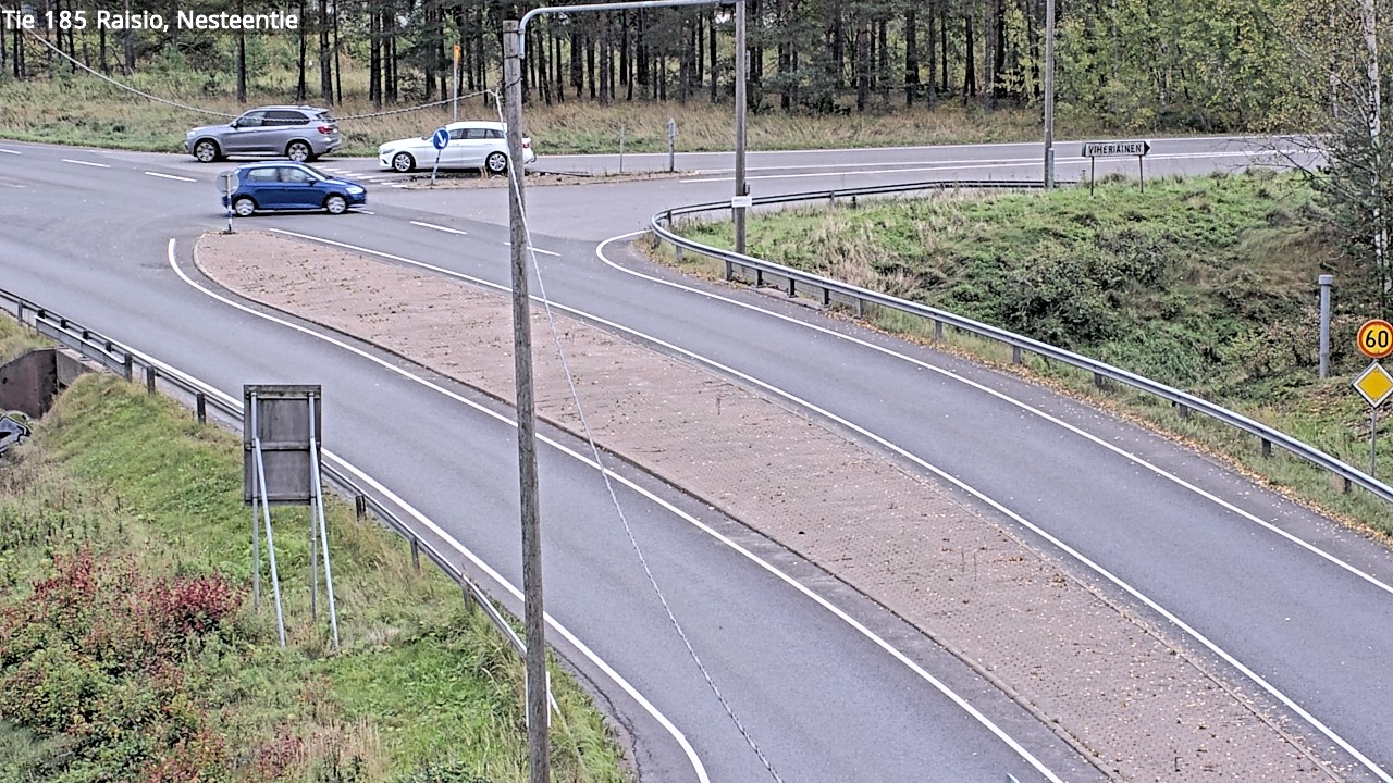 Weather Camera Image Väg 185 Raisio, Nesteentie, Raisio, Varsinais-Suomi