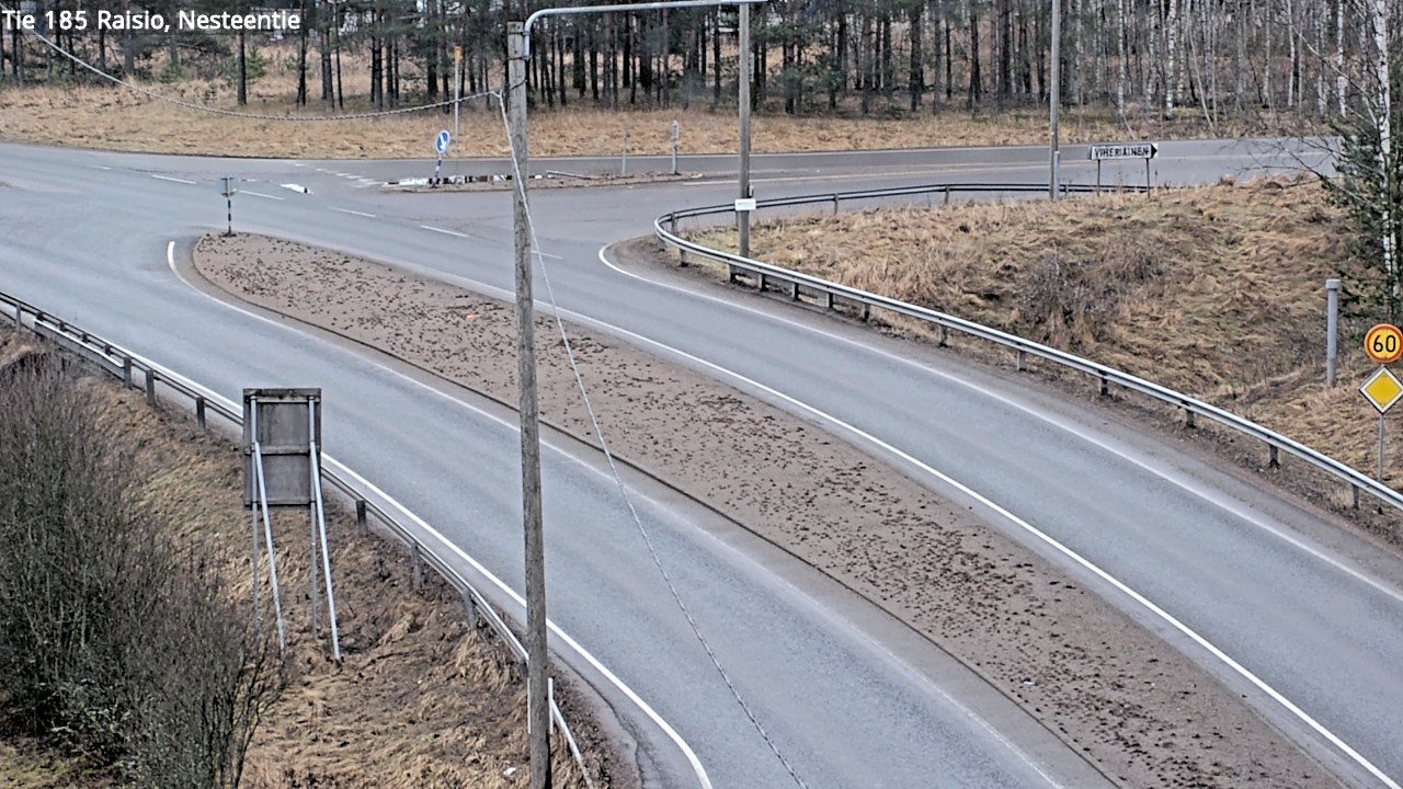 Weather Camera Image Väg 185 Raisio, Nesteentie, Raisio, Varsinais-Suomi
