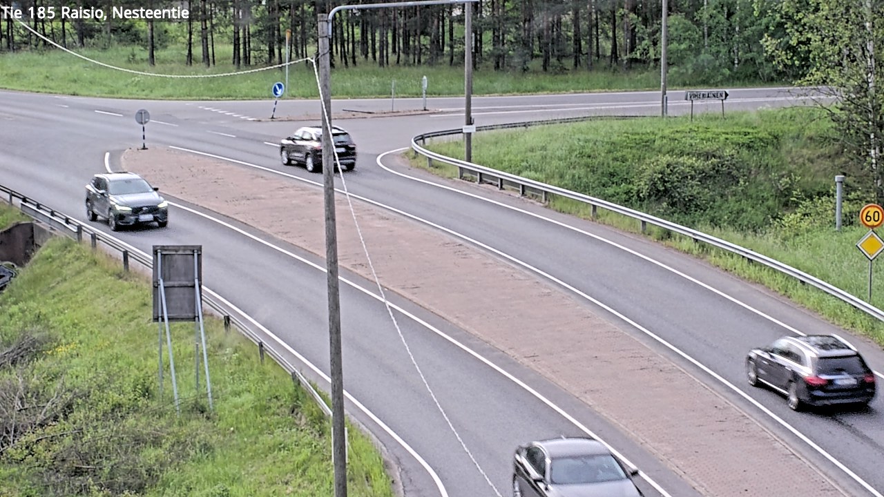 Weather Camera Image Väg 185 Raisio, Nesteentie, Raisio, Varsinais-Suomi