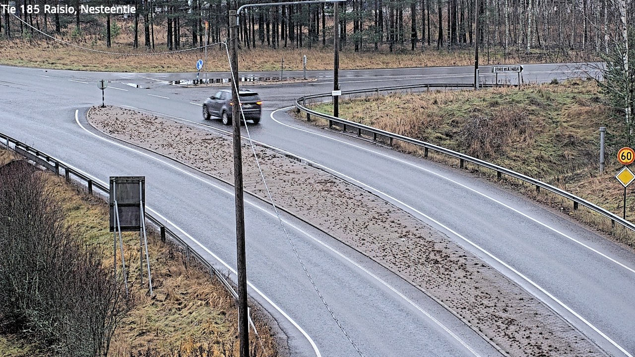 Weather Camera Image Väg 185 Raisio, Nesteentie, Raisio, Varsinais-Suomi