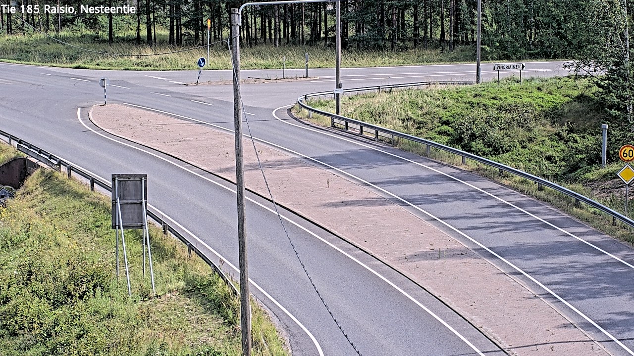 Weather Camera Image Väg 185 Raisio, Nesteentie, Raisio, Varsinais-Suomi