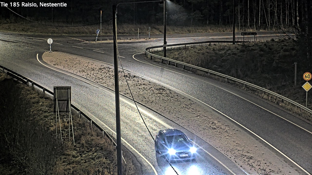 Weather Camera Image Väg 185 Raisio, Nesteentie, Raisio, Varsinais-Suomi