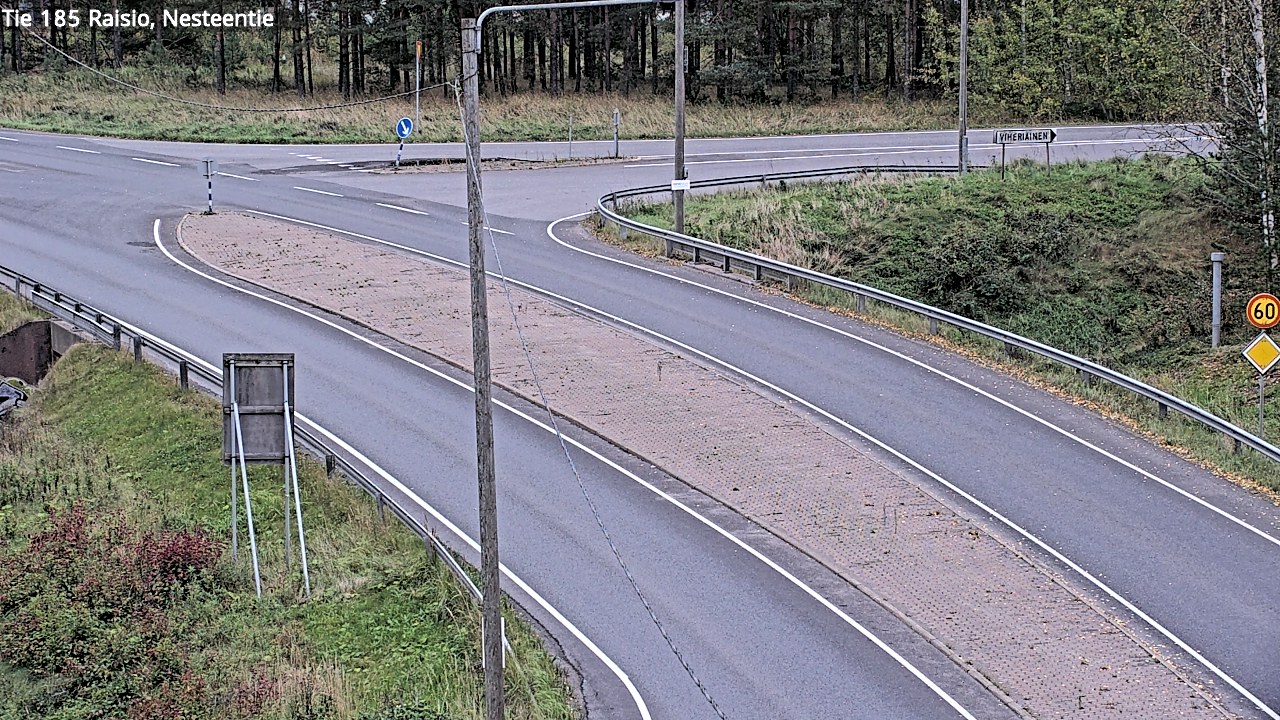 Weather Camera Image Väg 185 Raisio, Nesteentie, Raisio, Varsinais-Suomi
