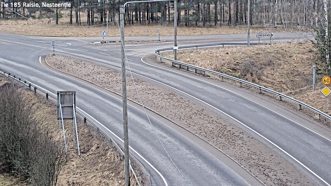 Weather Camera Image Väg 185 Raisio, Nesteentie, Raisio, Varsinais-Suomi