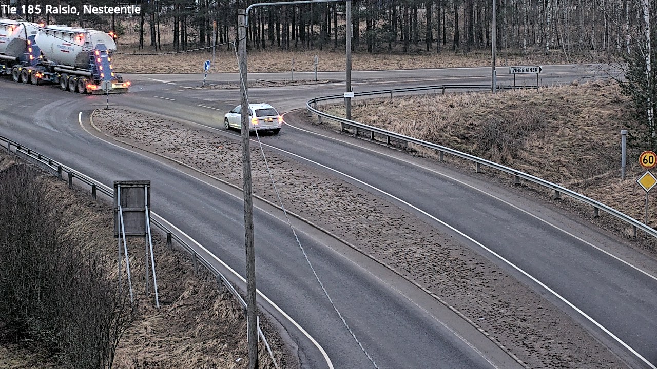 Weather Camera Image Väg 185 Raisio, Nesteentie, Raisio, Varsinais-Suomi