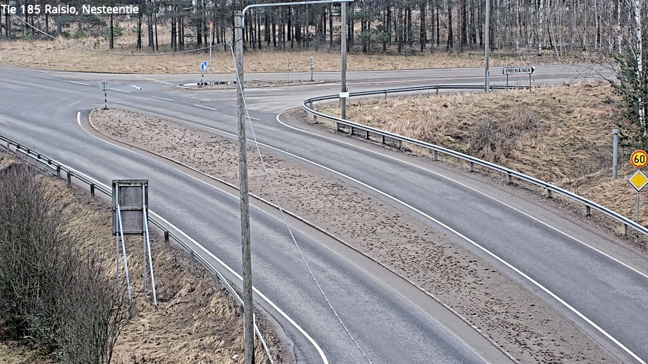 Weather Camera Image Väg 185 Raisio, Nesteentie, Raisio, Varsinais-Suomi