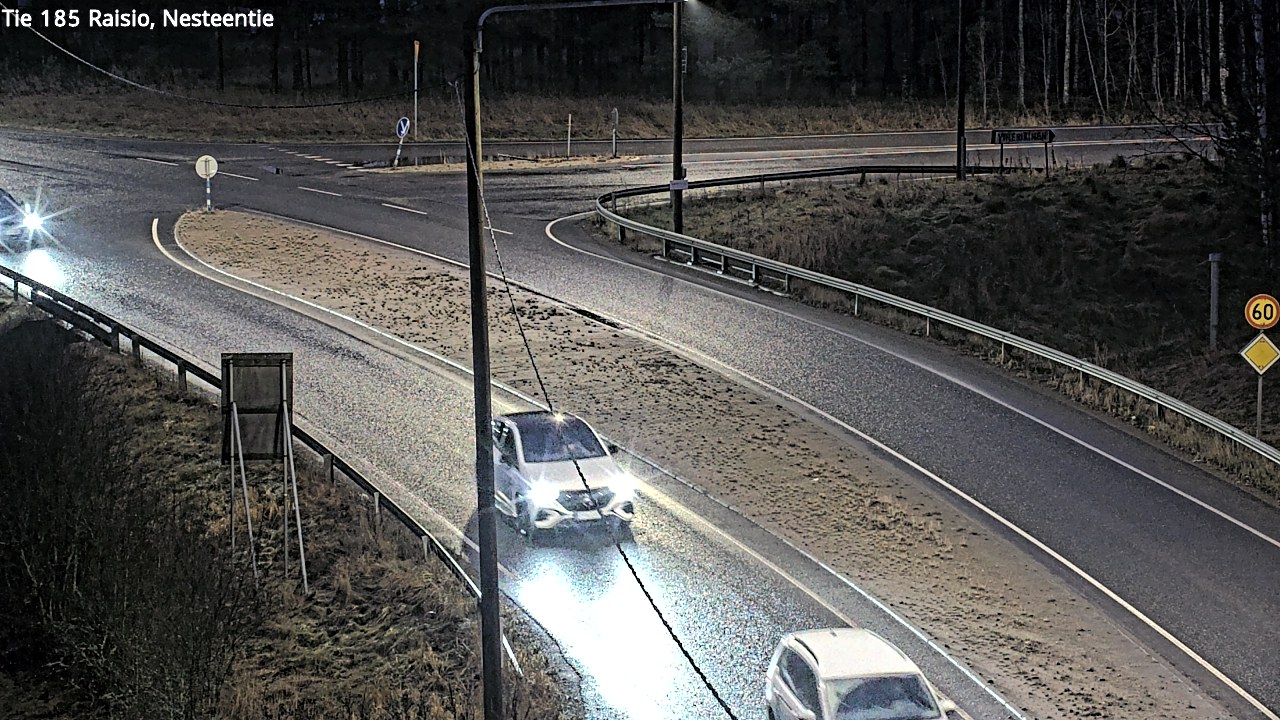 Weather Camera Image Väg 185 Raisio, Nesteentie, Raisio, Varsinais-Suomi