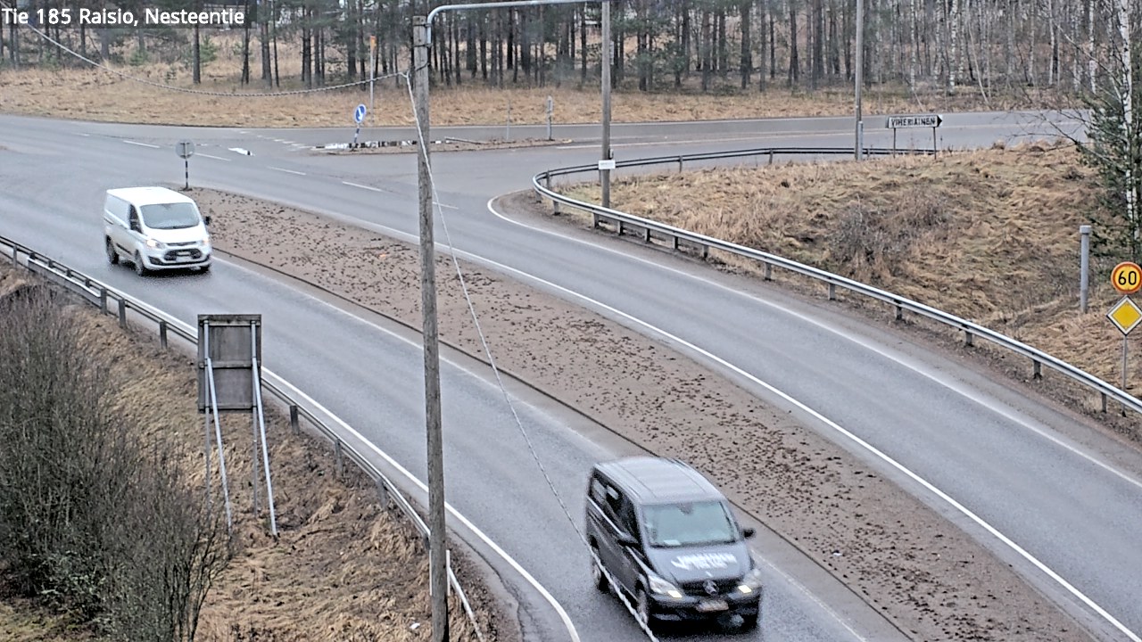 Weather Camera Image Väg 185 Raisio, Nesteentie, Raisio, Varsinais-Suomi