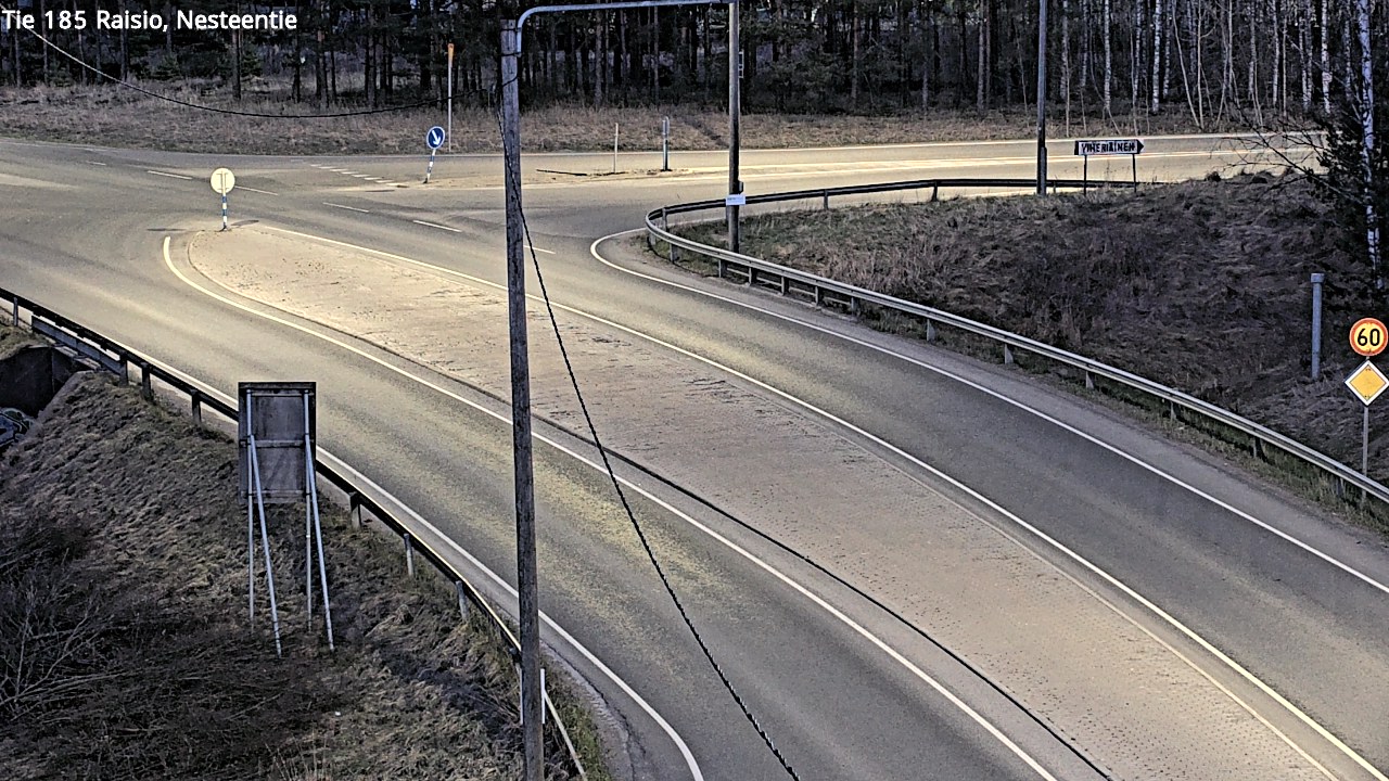Weather Camera Image Road 185 Raisio, Nesteentie, Raisio, Varsinais-Suomi