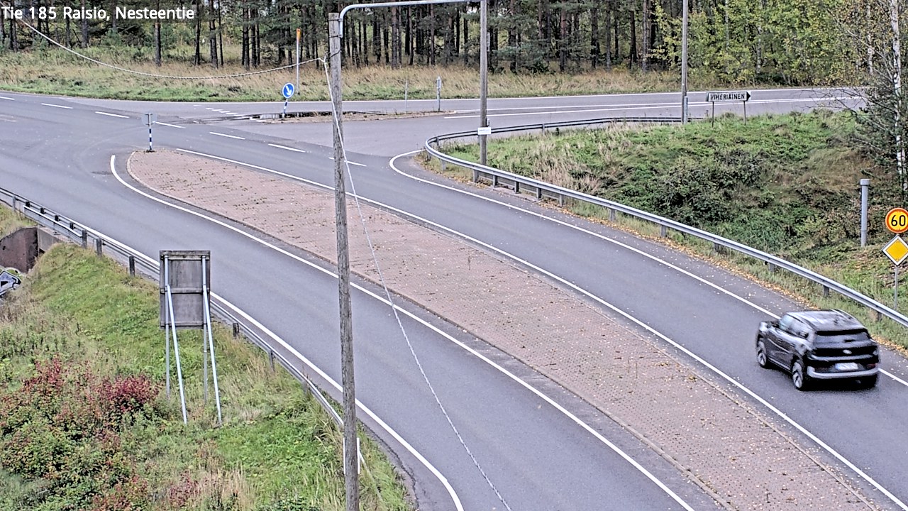 Weather Camera Image Väg 185 Raisio, Nesteentie, Raisio, Varsinais-Suomi
