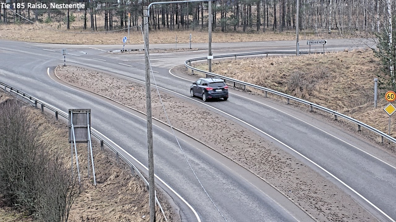 Weather Camera Image Väg 185 Raisio, Nesteentie, Raisio, Varsinais-Suomi
