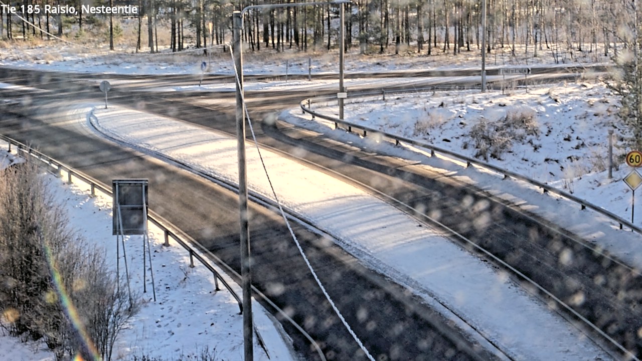 Weather Camera Image Road 185 Raisio, Nesteentie, Raisio, Varsinais-Suomi