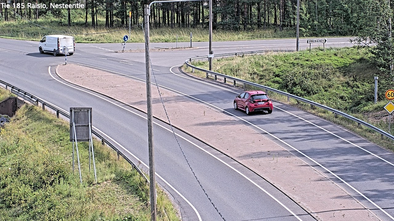 Weather Camera Image Väg 185 Raisio, Nesteentie, Raisio, Varsinais-Suomi