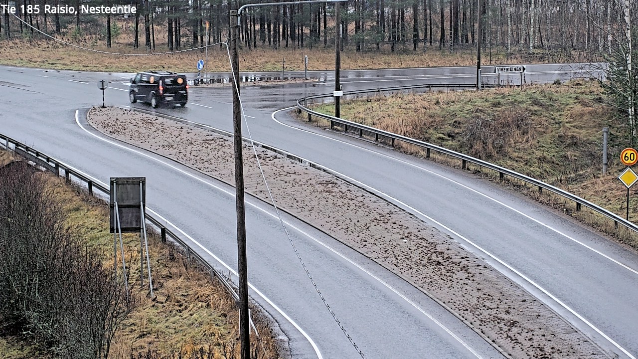 Weather Camera Image Väg 185 Raisio, Nesteentie, Raisio, Varsinais-Suomi