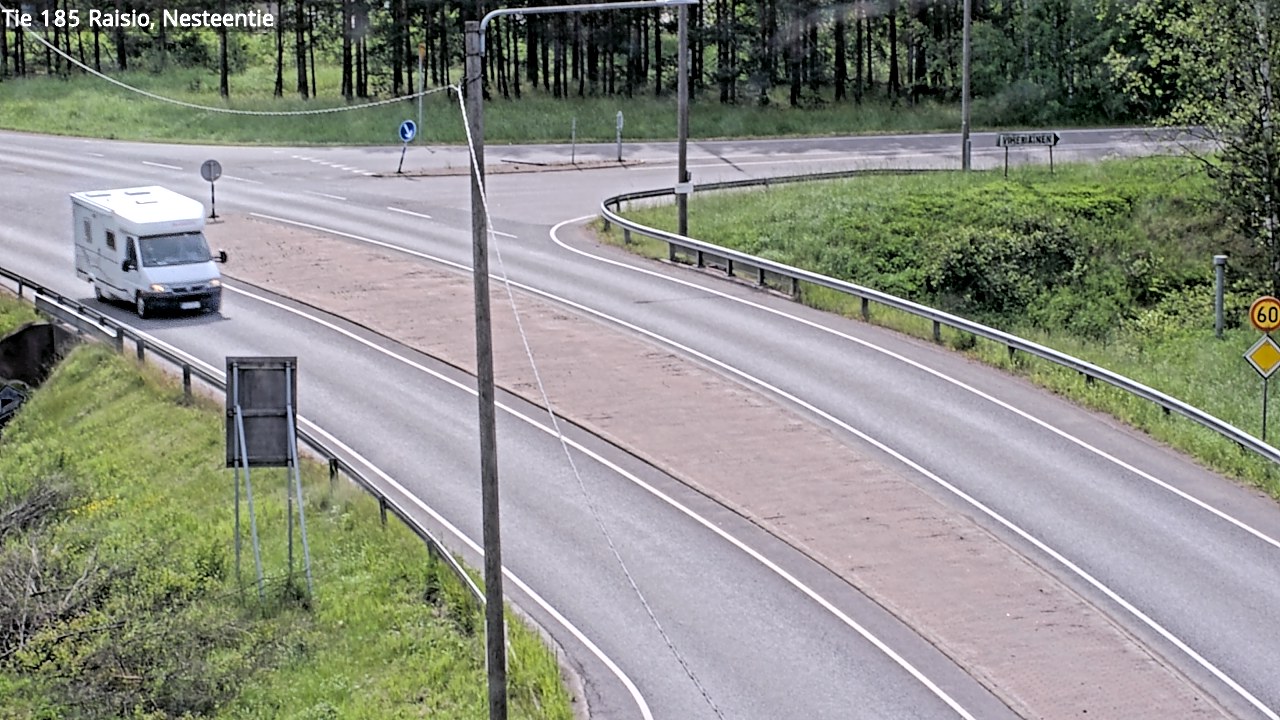 Weather Camera Image Väg 185 Raisio, Nesteentie, Raisio, Varsinais-Suomi