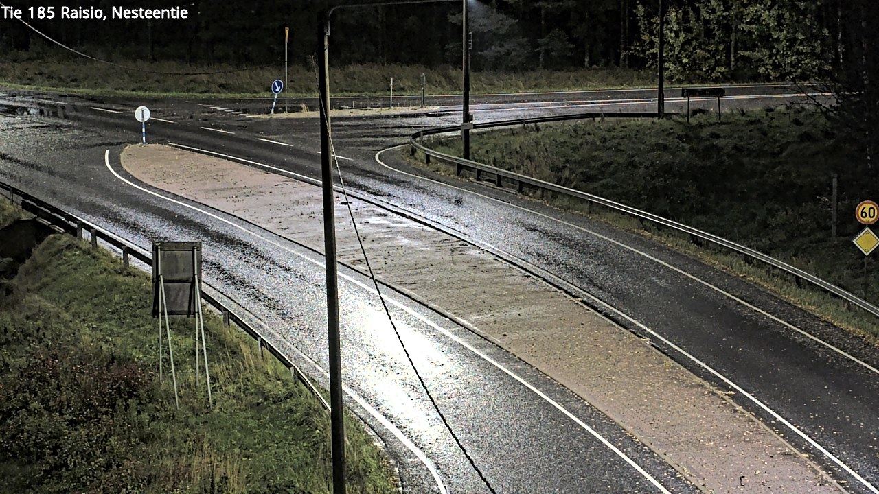 Weather Camera Image Väg 185 Raisio, Nesteentie, Raisio, Varsinais-Suomi