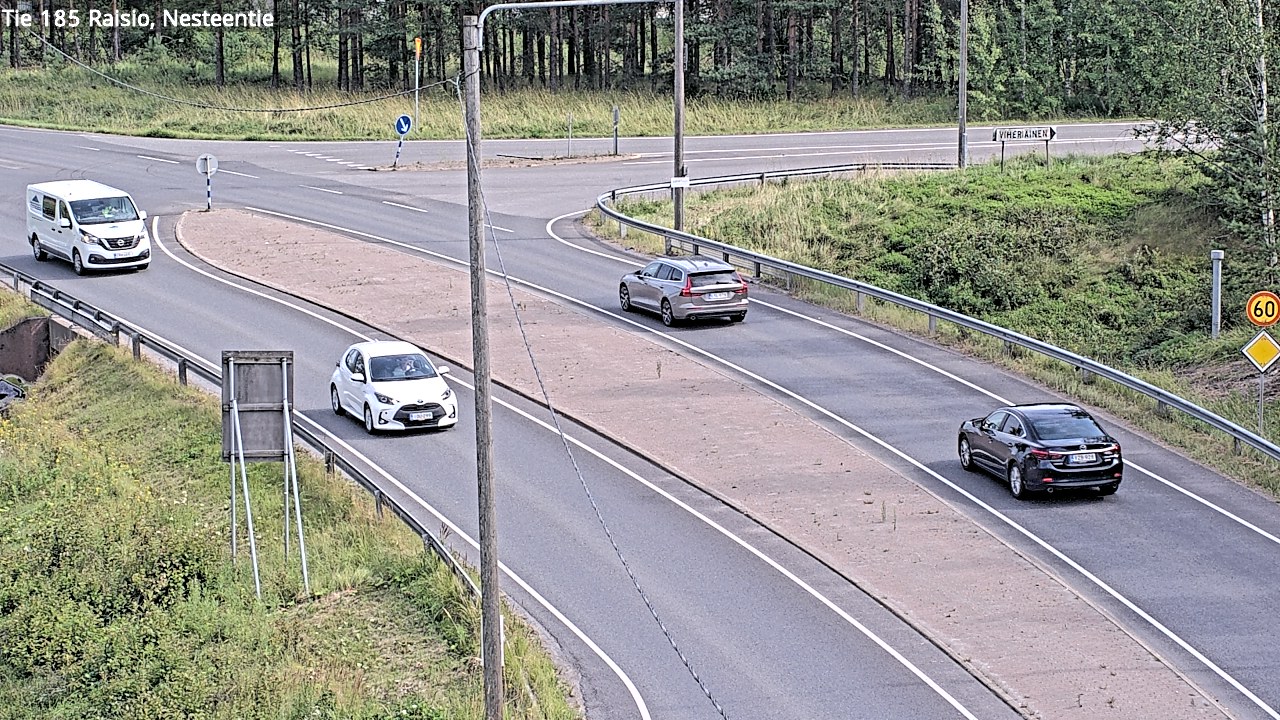 Weather Camera Image Väg 185 Raisio, Nesteentie, Raisio, Varsinais-Suomi