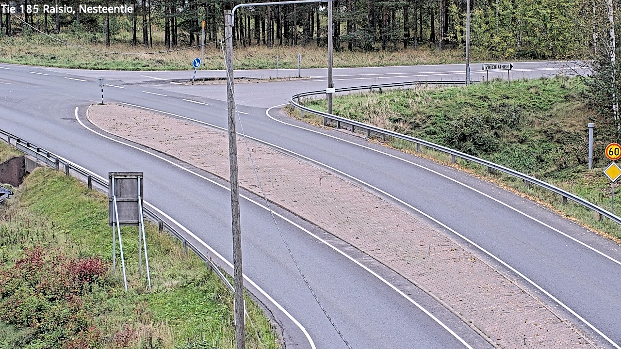 Weather Camera Image Väg 185 Raisio, Nesteentie, Raisio, Varsinais-Suomi
