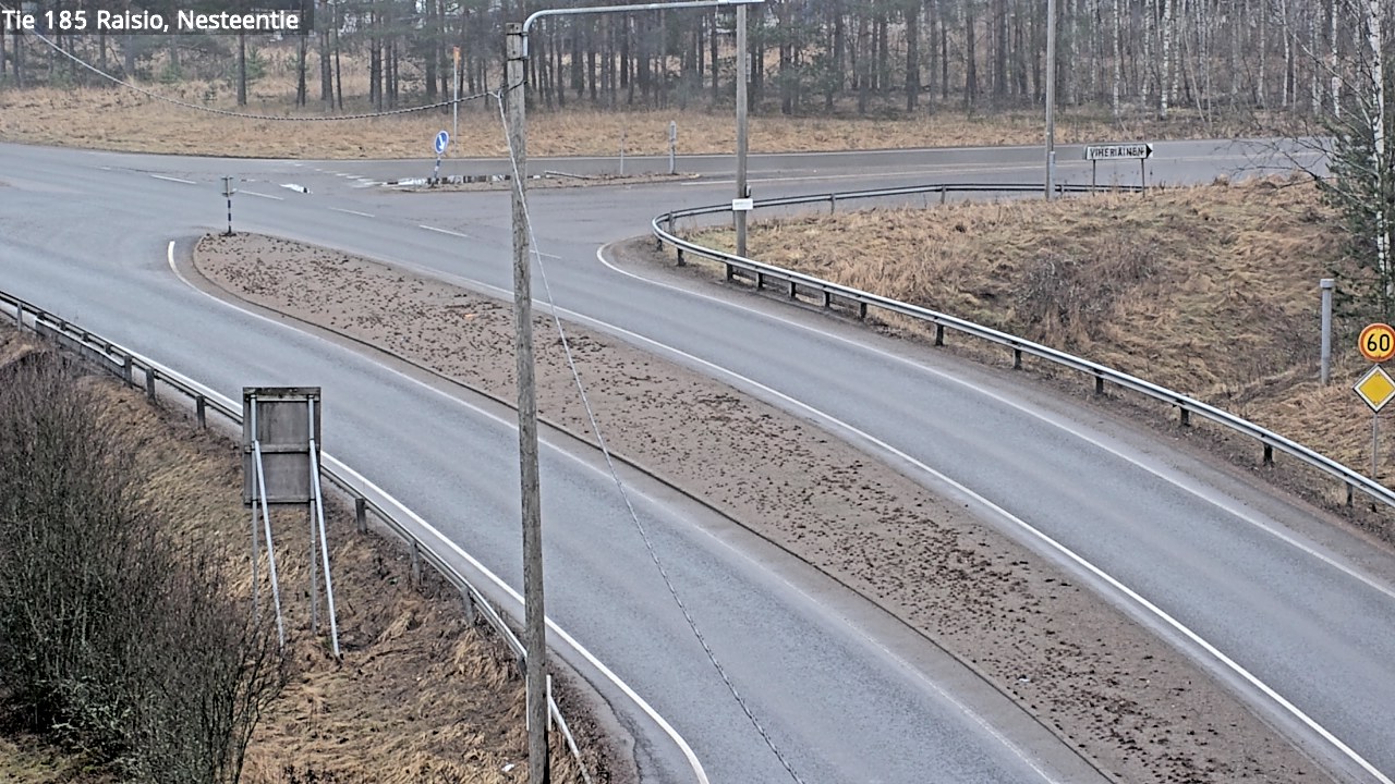 Weather Camera Image Road 185 Raisio, Nesteentie, Raisio, Varsinais-Suomi