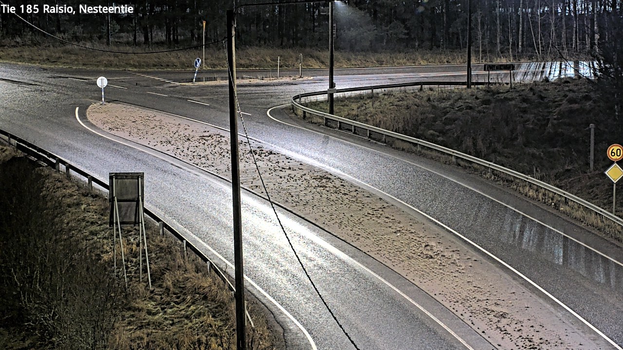 Weather Camera Image Väg 185 Raisio, Nesteentie, Raisio, Varsinais-Suomi