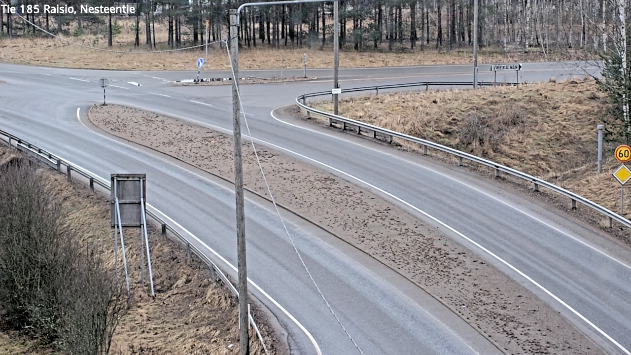 Weather Camera Image Väg 185 Raisio, Nesteentie, Raisio, Varsinais-Suomi