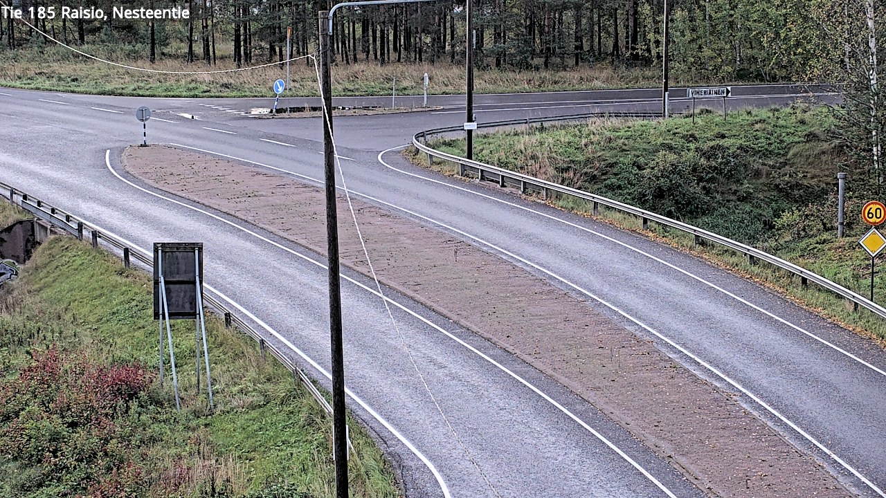 Weather Camera Image Väg 185 Raisio, Nesteentie, Raisio, Varsinais-Suomi