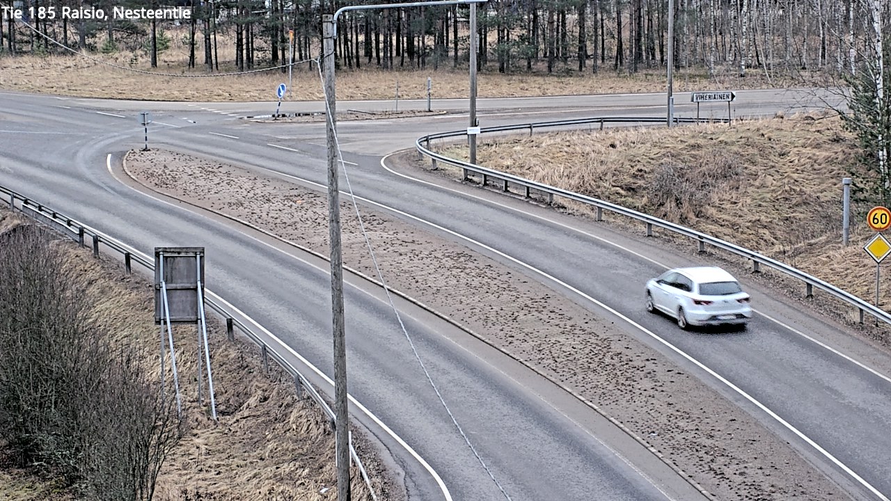 Weather Camera Image Väg 185 Raisio, Nesteentie, Raisio, Varsinais-Suomi
