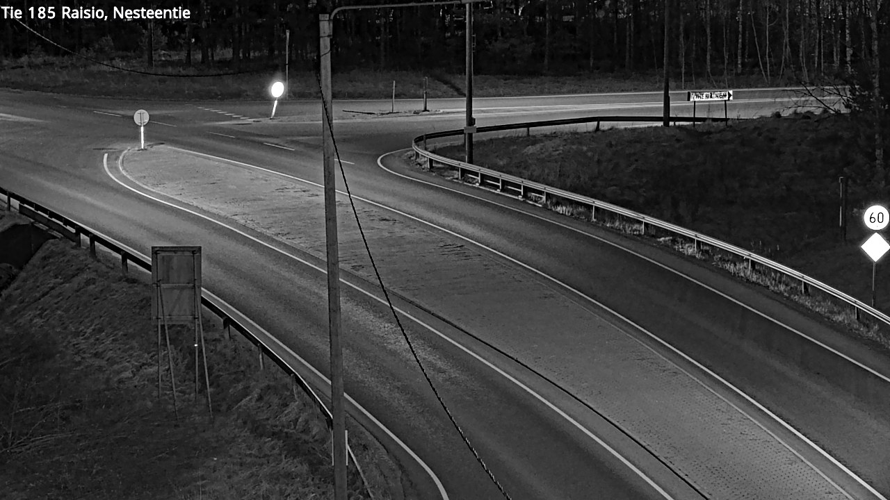 Weather Camera Image Road 185 Raisio, Nesteentie, Raisio, Varsinais-Suomi