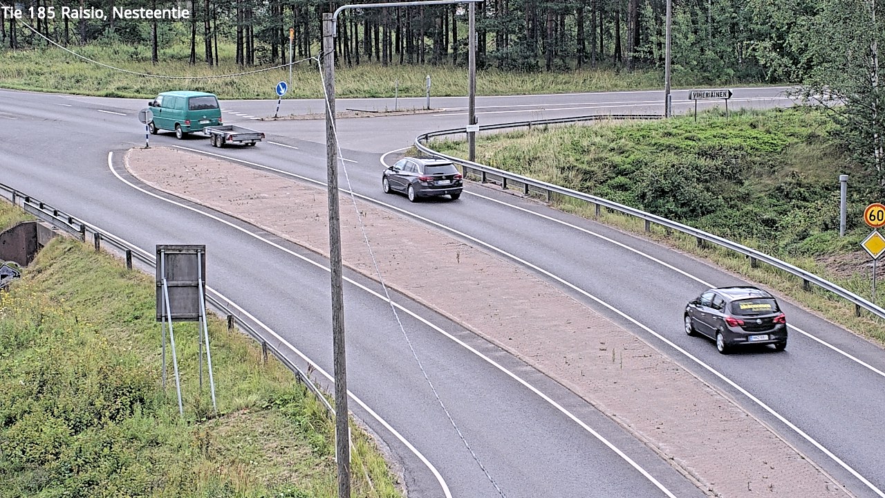 Weather Camera Image Väg 185 Raisio, Nesteentie, Raisio, Varsinais-Suomi