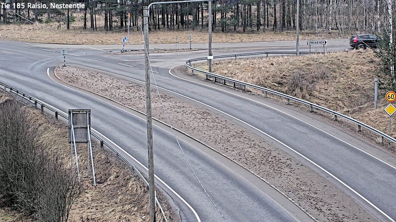 Weather Camera Image Väg 185 Raisio, Nesteentie, Raisio, Varsinais-Suomi