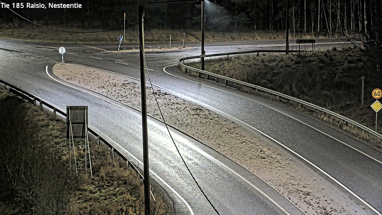 Weather Camera Image Väg 185 Raisio, Nesteentie, Raisio, Varsinais-Suomi