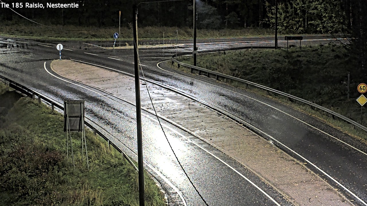 Weather Camera Image Väg 185 Raisio, Nesteentie, Raisio, Varsinais-Suomi