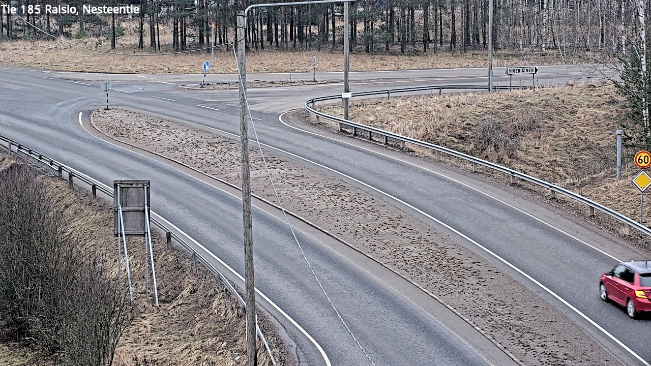 Weather Camera Image Väg 185 Raisio, Nesteentie, Raisio, Varsinais-Suomi