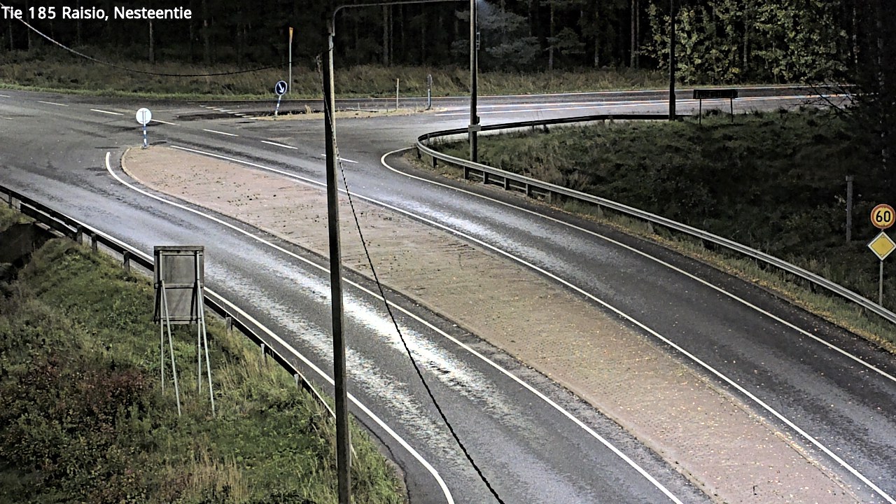 Weather Camera Image Väg 185 Raisio, Nesteentie, Raisio, Varsinais-Suomi