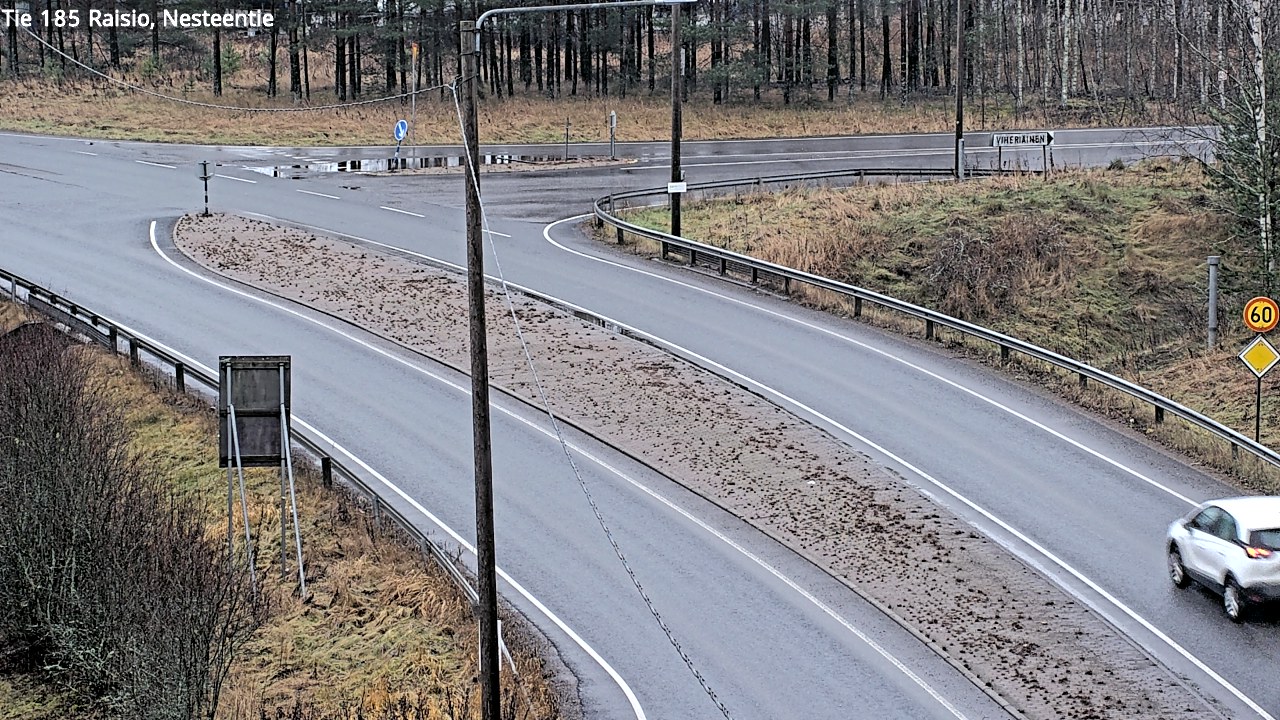 Weather Camera Image Väg 185 Raisio, Nesteentie, Raisio, Varsinais-Suomi