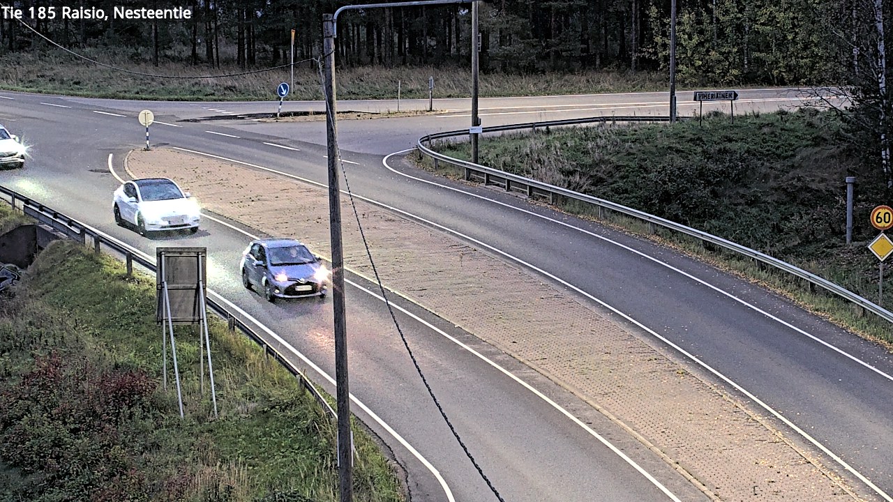 Weather Camera Image Väg 185 Raisio, Nesteentie, Raisio, Varsinais-Suomi