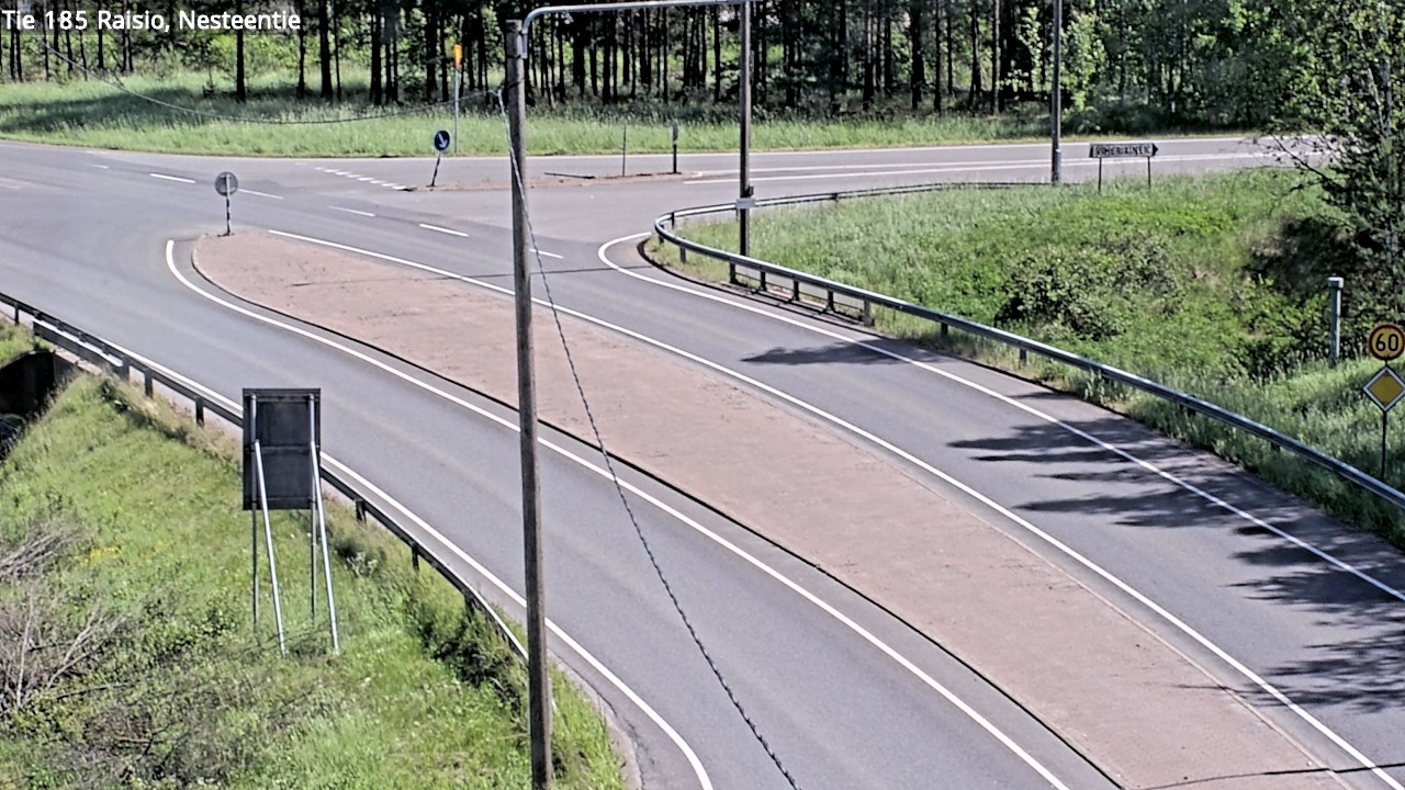 Weather Camera Image Väg 185 Raisio, Nesteentie, Raisio, Varsinais-Suomi