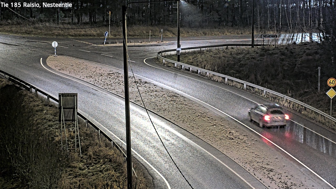 Weather Camera Image Väg 185 Raisio, Nesteentie, Raisio, Varsinais-Suomi