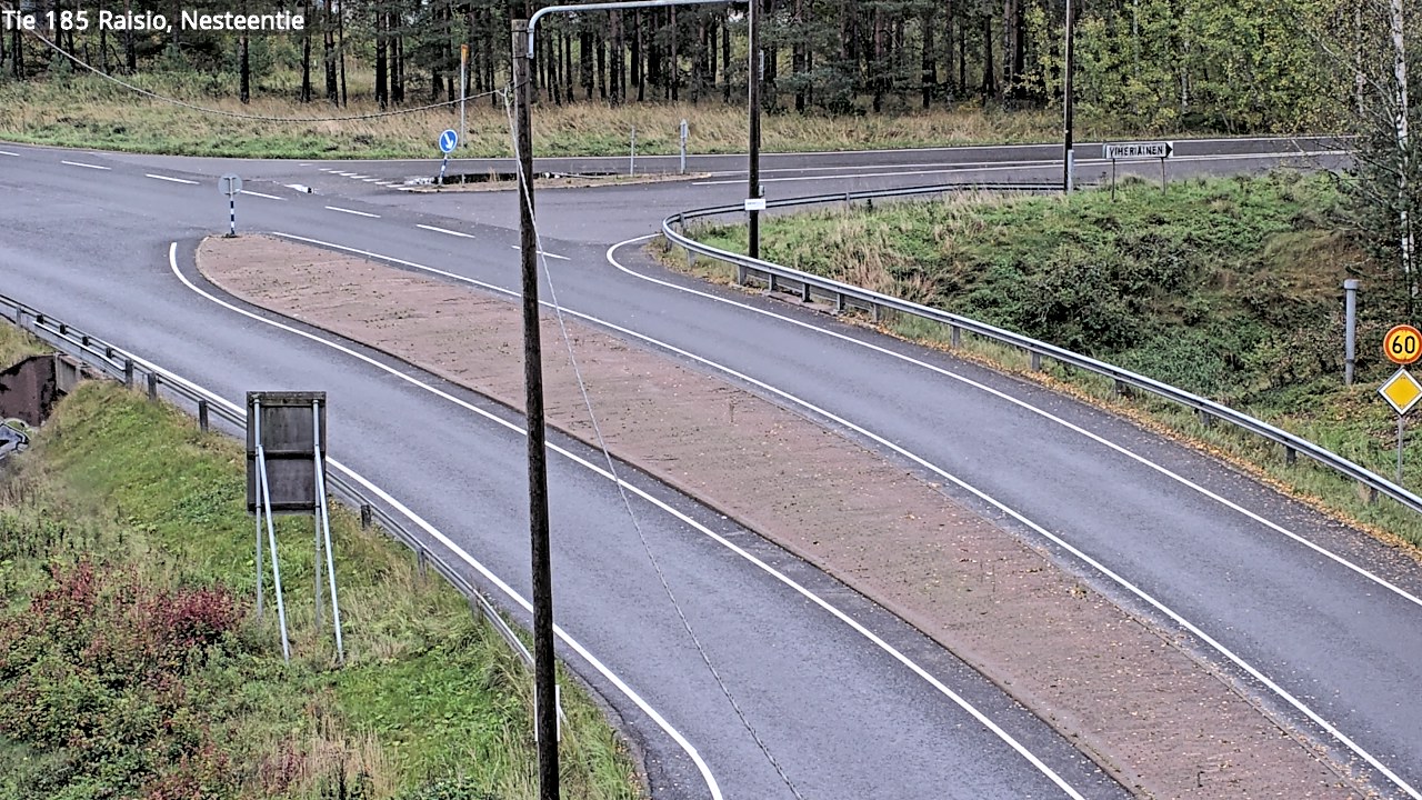 Weather Camera Image Väg 185 Raisio, Nesteentie, Raisio, Varsinais-Suomi